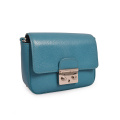 Aquamarine Leather Phone Small Purse Women Crossbody