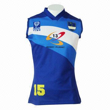 Customized printed rugby tops