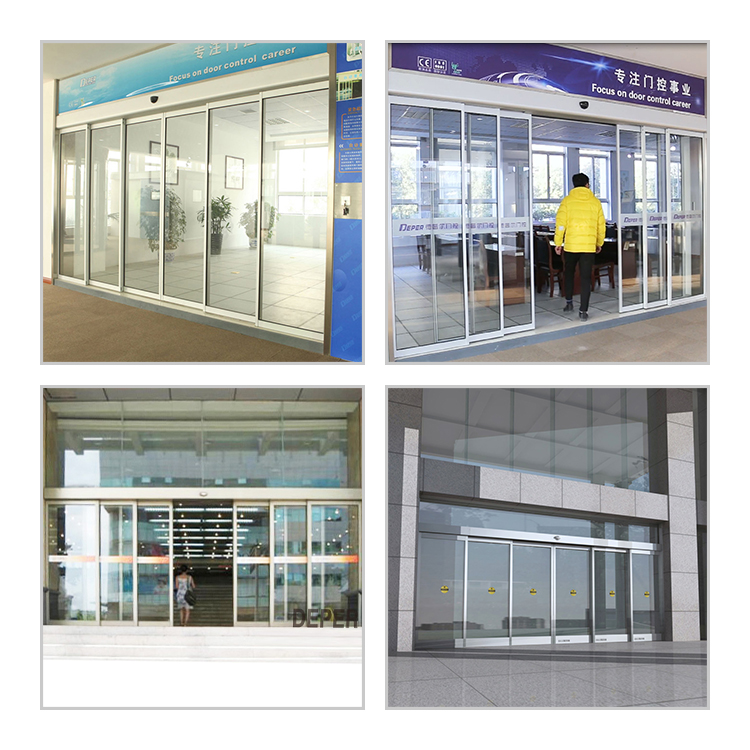 Chinese factory commercial telescopic sensor automatic glass sliding door operator