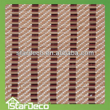 Decorative thin bamboo slat blinds