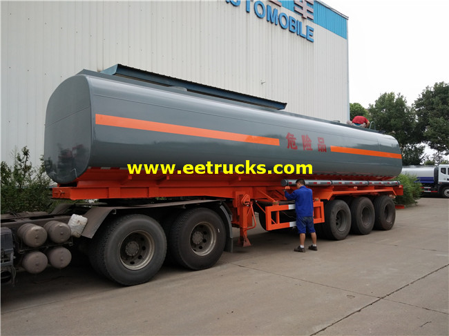 Large Corrosive Liquid Transport Semi-trailers