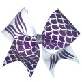 Mermaid Print Custom Competition Bows