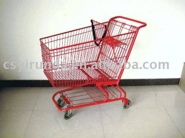 heavy duty supermarket shopping trolley