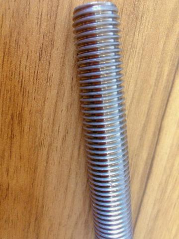 polishing thread rod bar