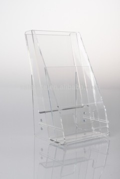Acrylic bank rack,Acrylic Magazine Rack,Acrylic Menu Rack