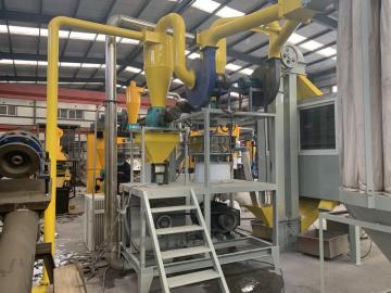 CE certification aluminum material scrap recycling machine