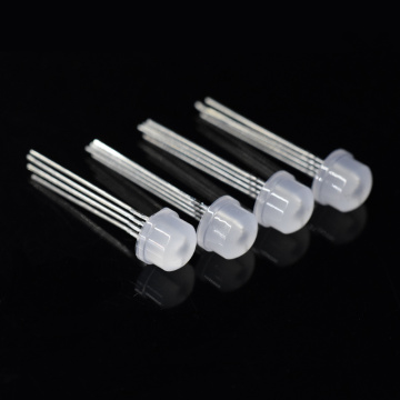 8mm RGB LED Straw Hat Diffused Lens 0.2W