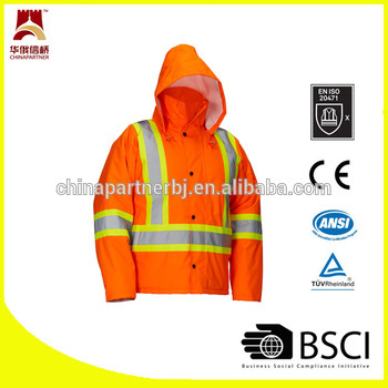 Winter oxford safety reflector jacket