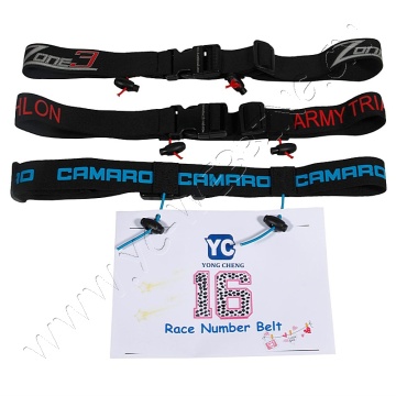 High Quality Polyester Race Number Belt