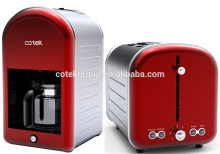 Coffee Makers & Toaster set ,material stainless steel ,Red