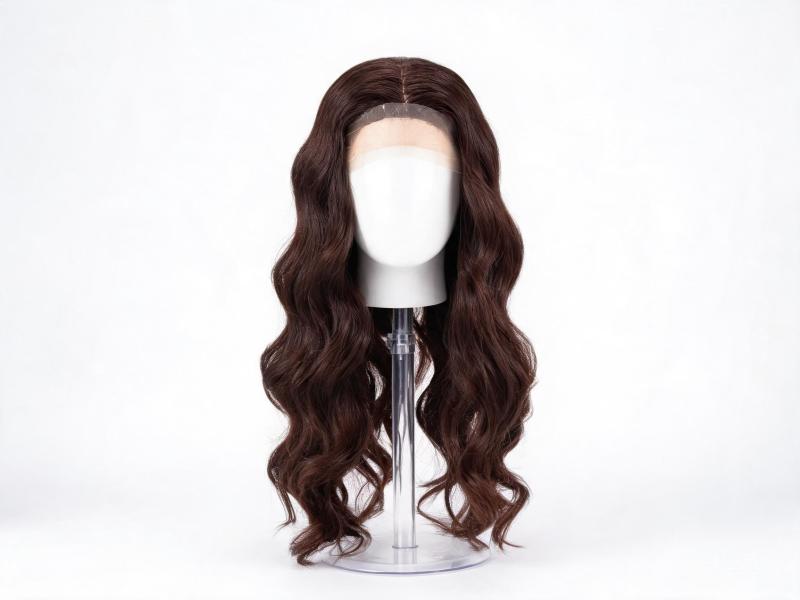 Dark Brown Wave Lace Front Wig Human Hair