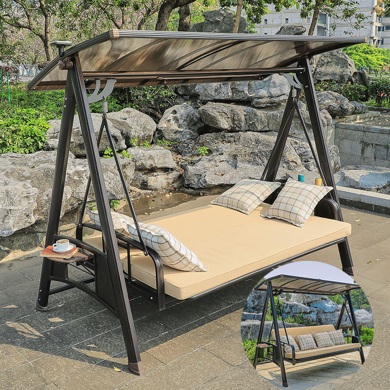 야외 그네 의자5 Outdoor Swing Cast Aluminum Alloy Swing Chair - Side View