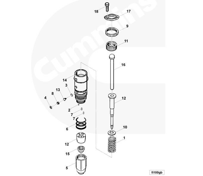 CUMMINS NT855 Injector 3047991