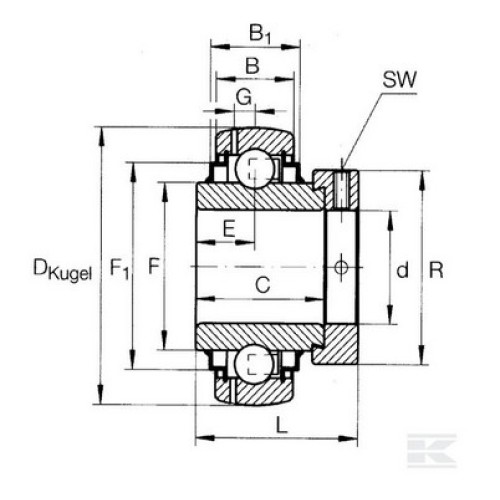 GN111KRRB Radial Insert Ball Bearings