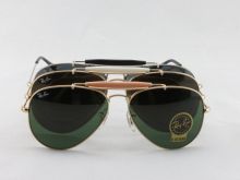 Oem Ray Ban Small Aviator Rb3407 Green Sunglasses 58# Gold Mirror Lens