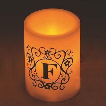 LED Candle with Sticker Logo, Ideal for Promotion Gifts