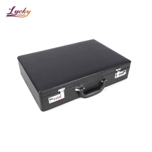 High Quality PU Leather Attache Case with Locks - Classic Travel Briefcase Factory Direct