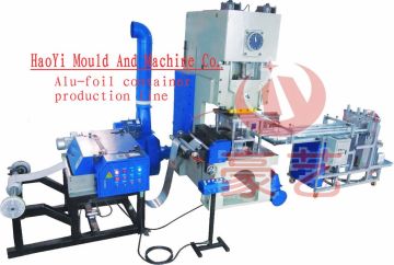 Aluminum foil container production line