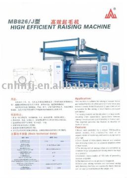 blanket raising machine, textile finishing machine, woolen fabric raising