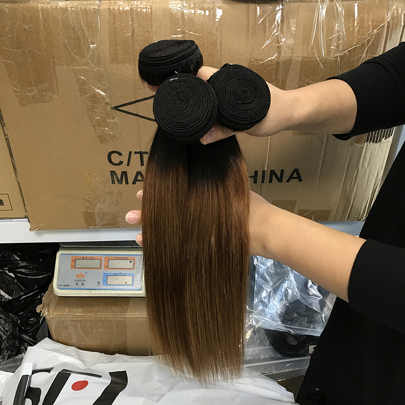 Super Fashionable 1b 27 ombre color hair, cheap 1b 27 ombre color hair bundles, brazilian 100% human hair bundles 27