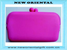 custom silicone purse with printing logo