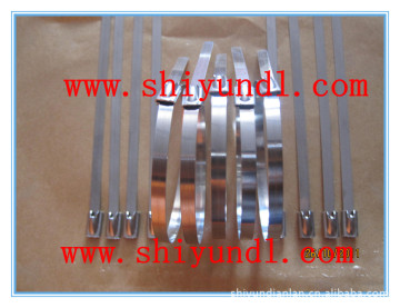 Uncoated Stainless Steel Cable Ties with Roller Ball Locking