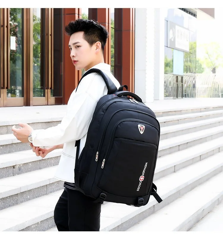 High Quality Simple Fashion Laptop Backpack Waterproof College School Bags Computer Bag