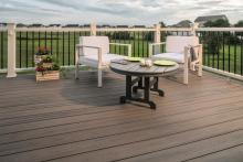 stock exterior boards wood plastic composite wpc decking