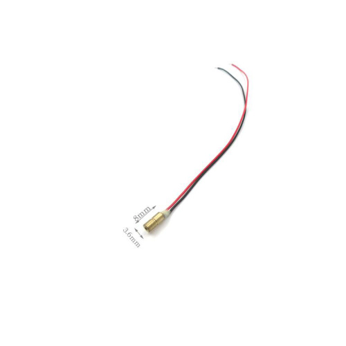3,6x8mm 650 nm 5MW Red Dot Laser Diode Module