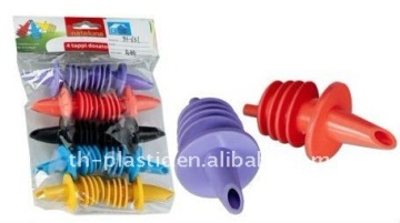 Plastic bottle stopper