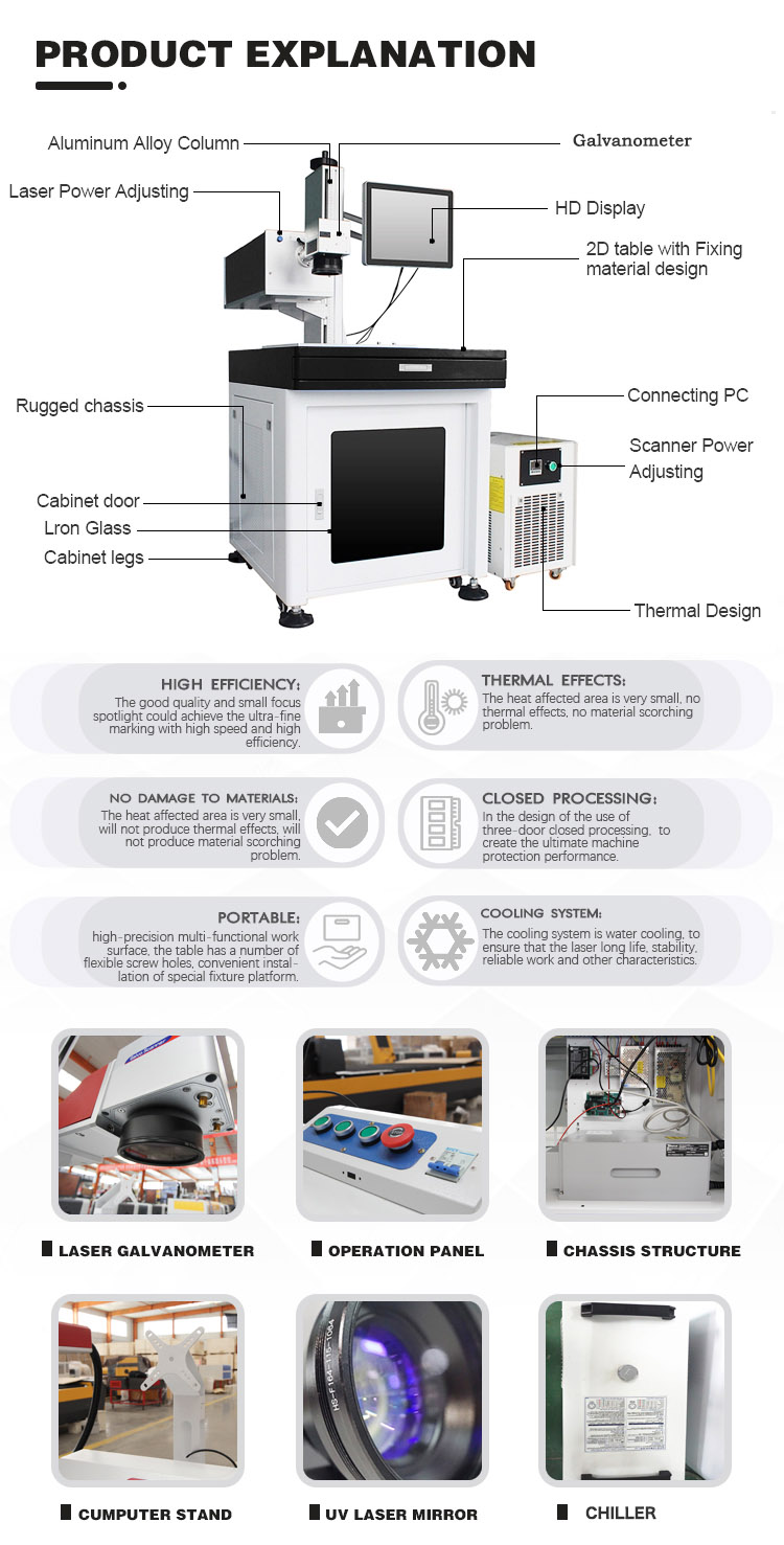 UV laser marking machine from zhongcan