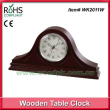 Classic style quartz wooden mantel table clocks
