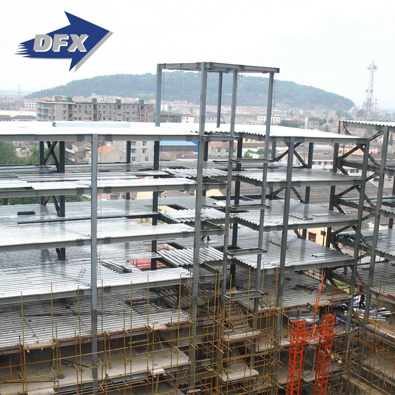 Commercial Metal Construction Prefabricated 10 Storey Steel Warehouse Building