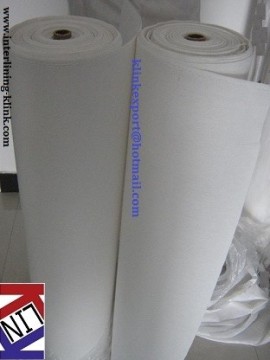 10s*10s polyester woven resin finish interlining