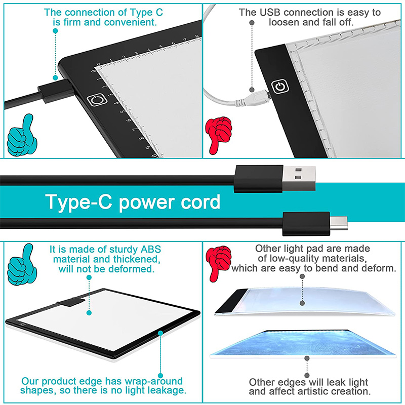 tracing led copy board light box