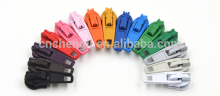 5# nylon slider auto lock colorful slider