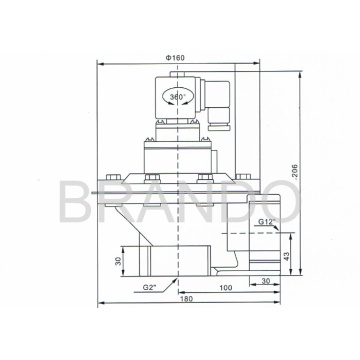 Long Working Life Pulse Jet Valve B DMF-Z-50S