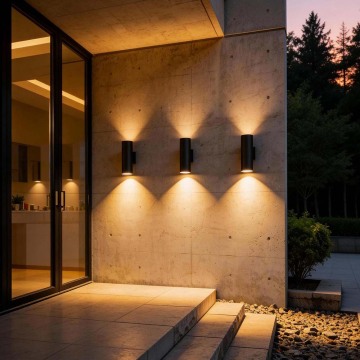 Up And Down Aluminum Outdoor Wall Sconce Light