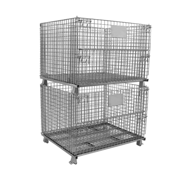 collapsible storage container storage cage container