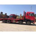 12 Wheels Low Price Machinery Transport Flat Truck