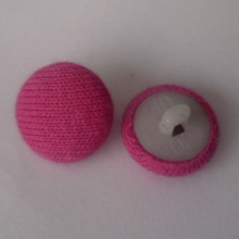 Fashion wholesale red fabric covered buttons
