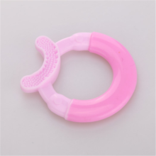 မွေးကင်းစကလေးများအတွက်အန္တရာယ်ကင်းရှင်းရေး Silicone Teether Gel Toy BPA အခမဲ့ဖြစ်သည်