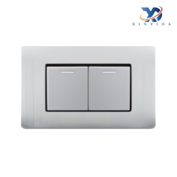 Stainless Steel Panel Dual-pole Single Control Switch