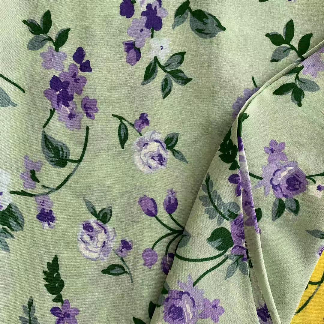 Weiche Farben Kleid Material Krawatte gefärbt 100%viskose Stoff für Frau