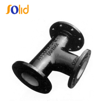 All flanged tees ductile iron pipe fitting
