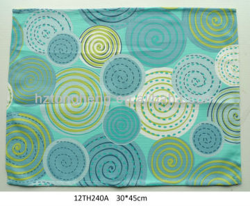 Dining Table Green Polyester Placemats