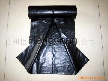PE plastic c folded garbage bags