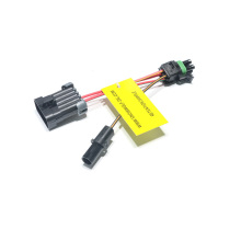 H4 Light Bulb Socket Plug Female Snowplow Cable