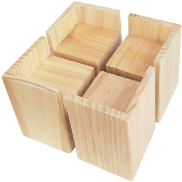 Premium Natural Wooden Sofa Lift Adjustable Bed Risers