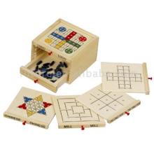 5 in 1 wooden game,ludo set,chess,chess board,game,travel game,wooden game,backgammon,ludo,tic-tac-toe,game,checker,